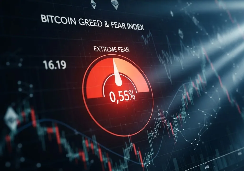Ilustrasi Bitcoin Greed and Fear Index Chart